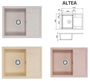 Самая ожидаемая новинка этого лета – гранитная мойка Altea